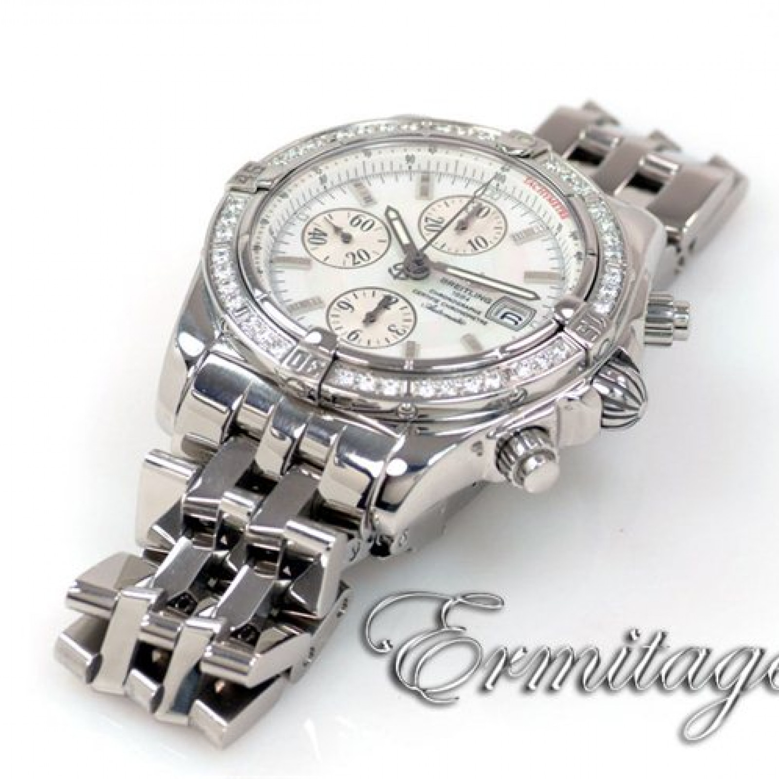 Breitling Chronomat Evolution A1335653-A569 Diamond Bezel